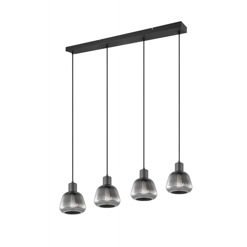 Trio Lampa wisząca nowoczesna TARIFA 362800432 czarny