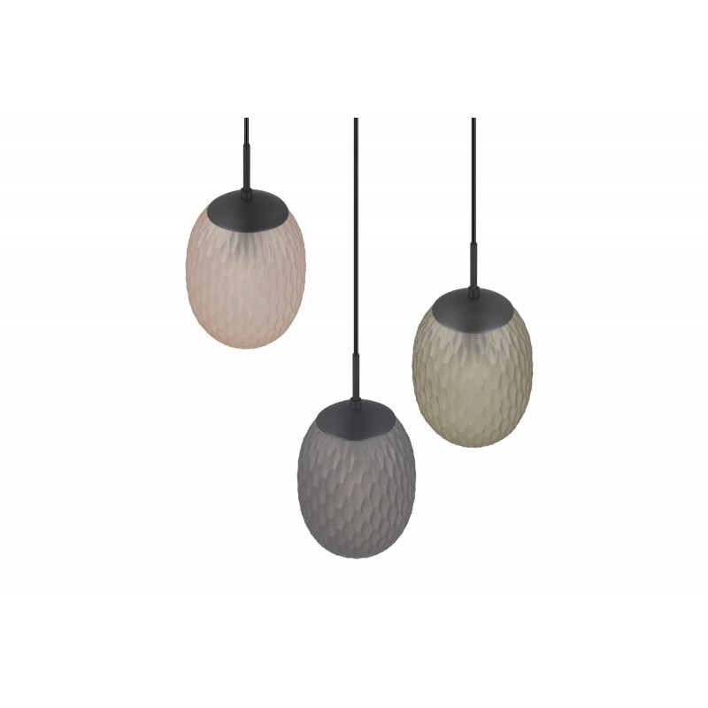 Trio Lampa wisząca nowoczesna FACETTE 364230317 czarny, inny