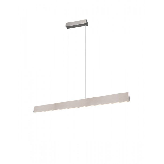 Trio Lampa wisząca LED nowoczesna GALWAY 349710107 srebrny i odcienie srebra