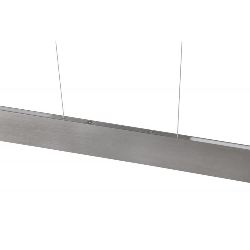 Trio Lampa wisząca LED nowoczesna GALWAY 349710107 srebrny i odcienie srebra