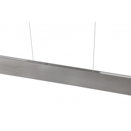 Trio Lampa wisząca LED nowoczesna GALWAY 349710107 srebrny i odcienie srebra