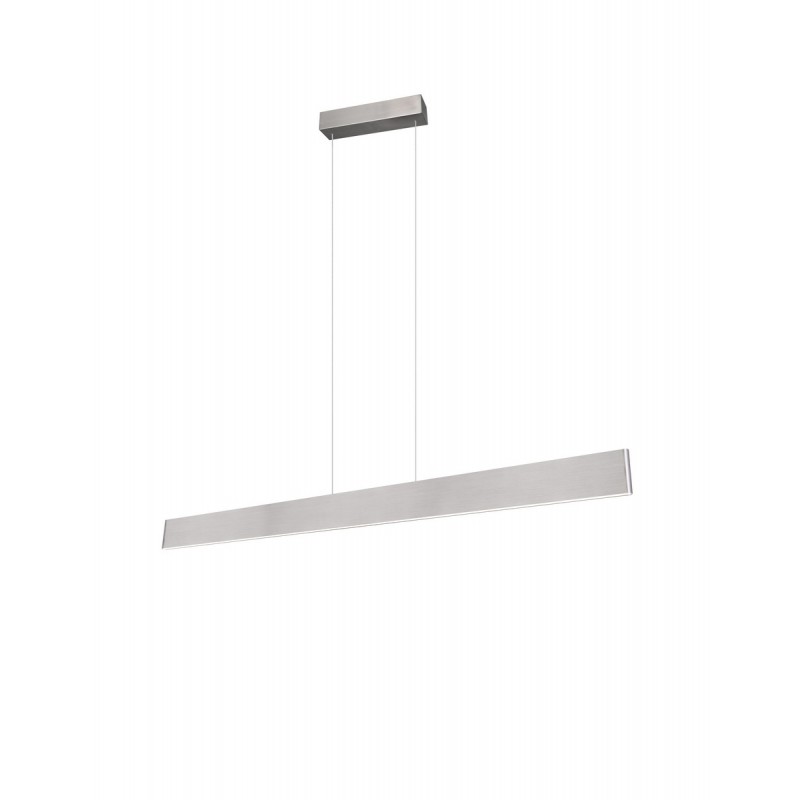 Trio Lampa wisząca LED nowoczesna GALWAY 349710107 srebrny i odcienie srebra