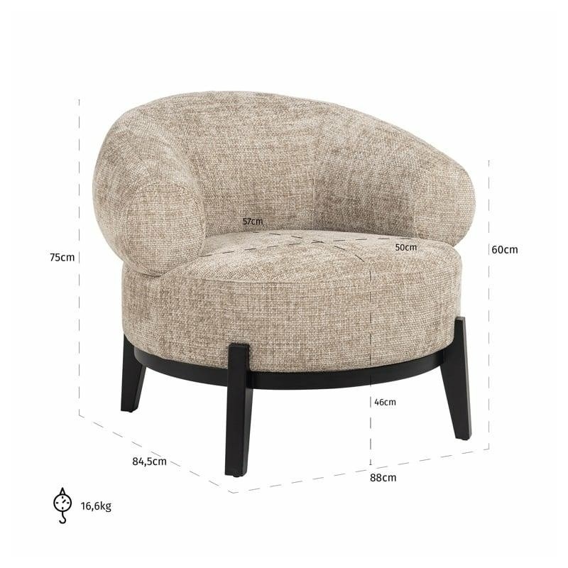 RICHMOND fotel MONTANA beżowy