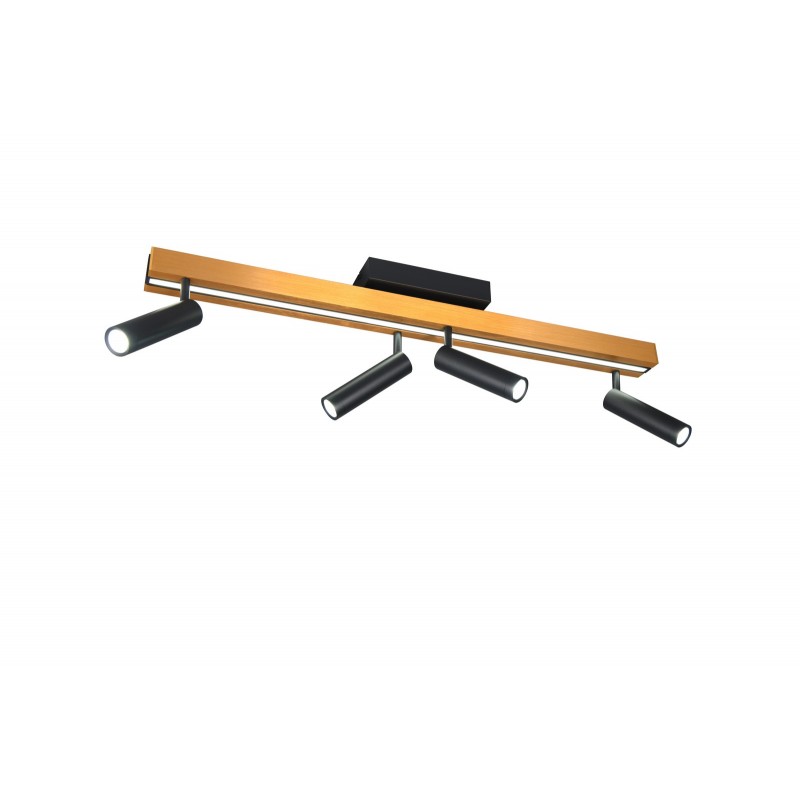 Trio Lampa natynkowa ZENO 648310580 czarny, złoty i odcienie złota