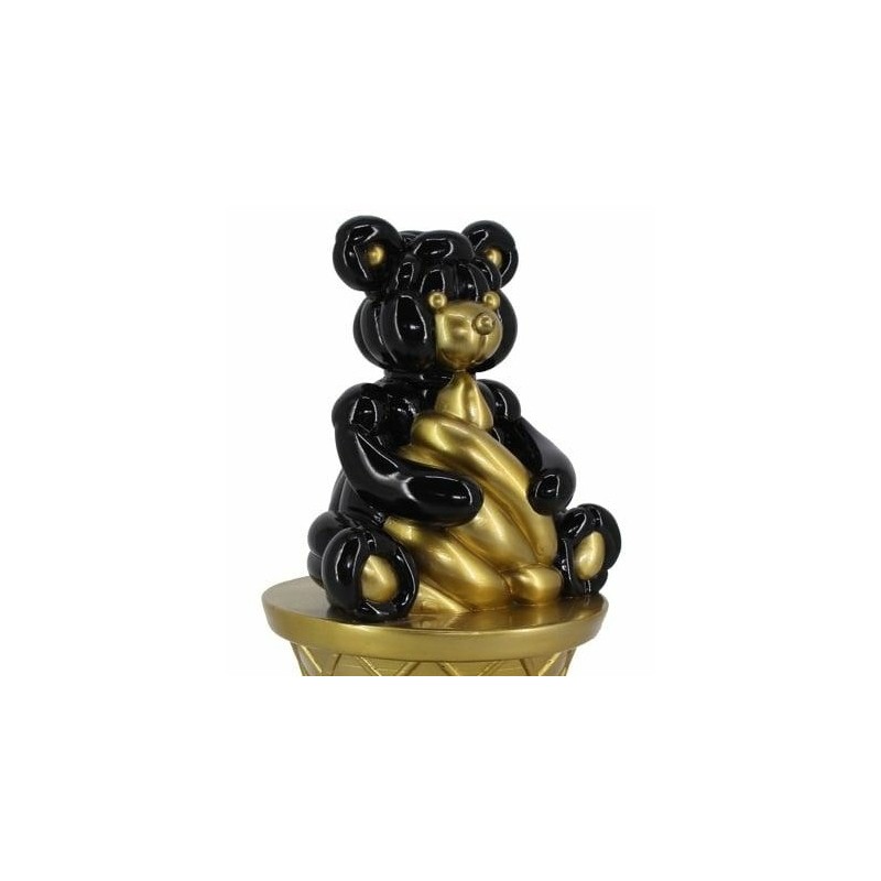 Richmond Dekoracja Silly Czarno-Złota