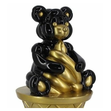 Richmond Dekoracja Silly Czarno-Złota