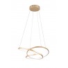 Trio Lampa wisząca LED nowoczesna DARVIN 349110179 złoty i odcienie złota