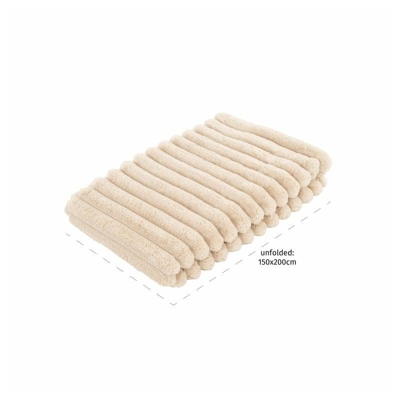 Richmond Koc Futrzany Cato 150X200        Beżowy