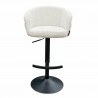 Richmond Krzesło Barowe Nikki - Trudnopalne, Funkcja Obrotowa
