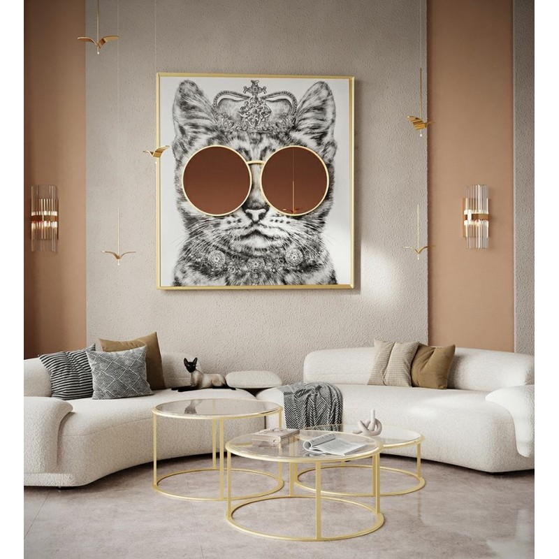 MOOSEE lampa ścienna MILAGRO złota