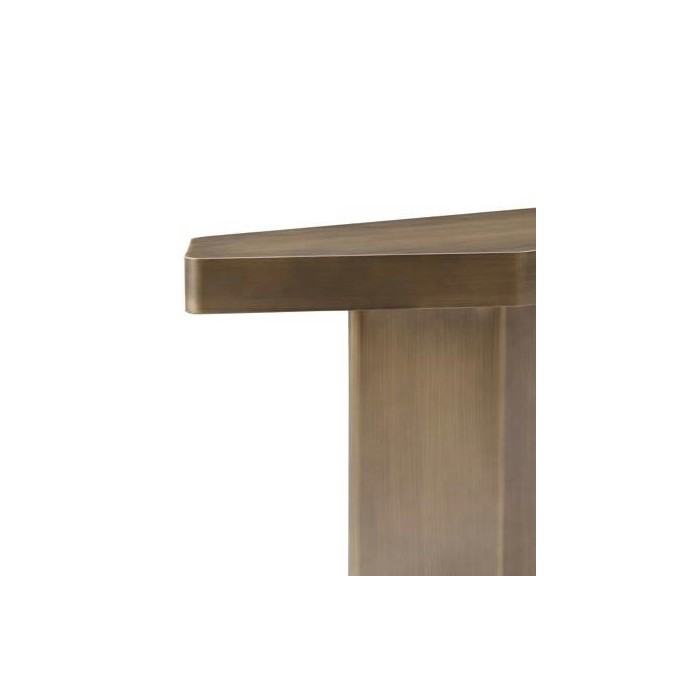 Richmond Konsola Hexa Szczotkowane Złoto