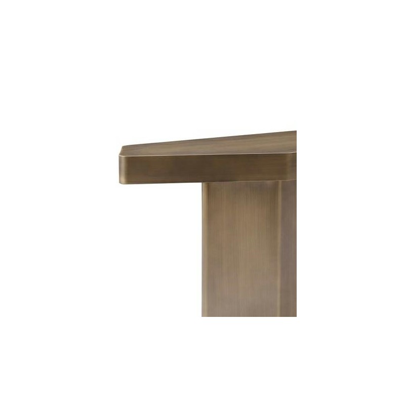 Richmond Konsola Hexa Szczotkowane Złoto