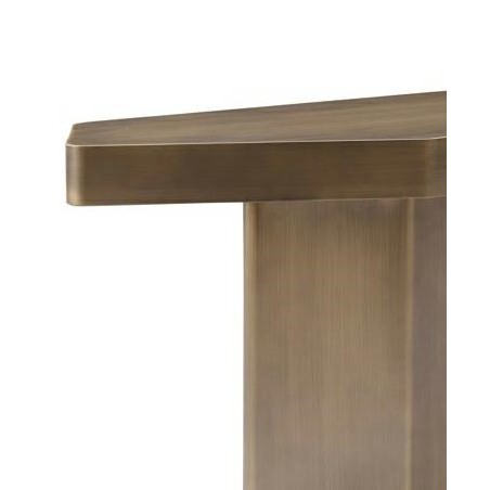 Richmond Konsola Hexa Szczotkowane Złoto