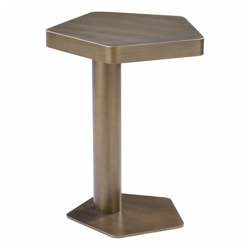 Richmond Stolik Hexa Szczotkowane Złoto