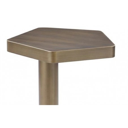 Richmond Stolik Hexa Szczotkowane Złoto