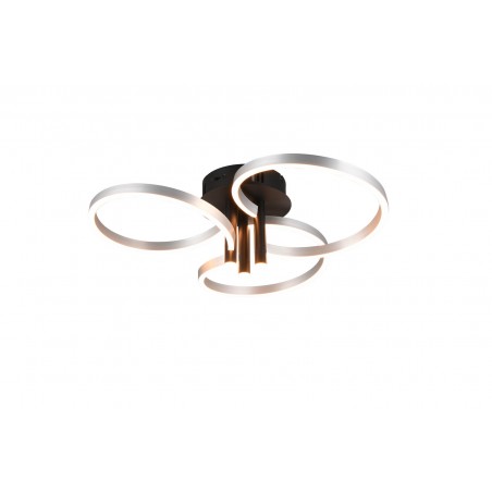 Trio Lampa natynkowa CARUSO 648110605 szary i odcienie szarości