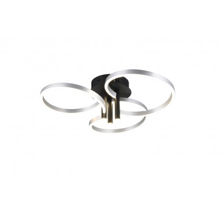 Trio Lampa natynkowa CARUSO 648110605 szary i odcienie szarości