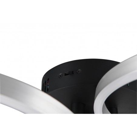 Trio Lampa natynkowa CARUSO 648110605 szary i odcienie szarości