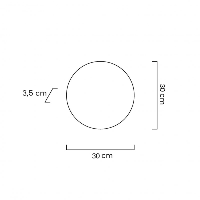 Moosee Lampa Ścienna Shadow Sun 30 Złota