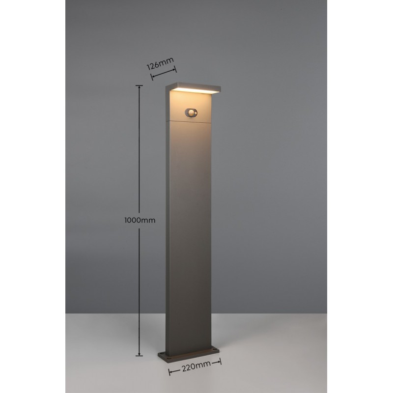 Trio Lampa Zewnętrzna Stojąca Blyde Hybrid 453569142 Antracyt