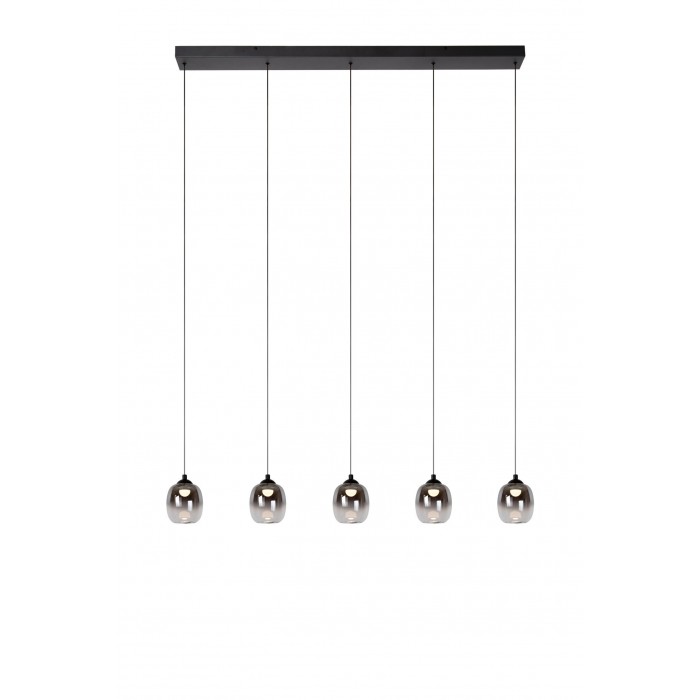 Lucide Lampa Wisząca Led Nowoczesna Tamino 74419/25/30 Czarny, Szary I Odcienie Szarości