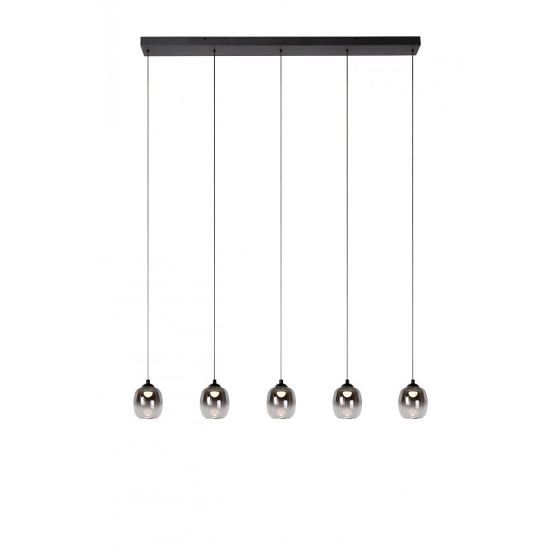 Lucide Lampa Wisząca Led Nowoczesna Tamino 74419/25/30 Czarny, Szary I Odcienie Szarości