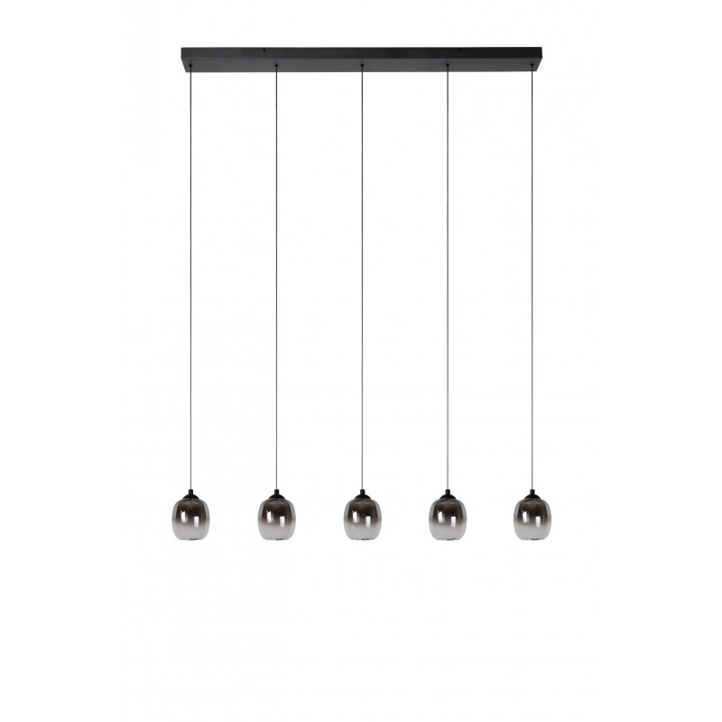 Lucide Lampa Wisząca Led Nowoczesna Tamino 74419/25/30 Czarny, Szary I Odcienie Szarości
