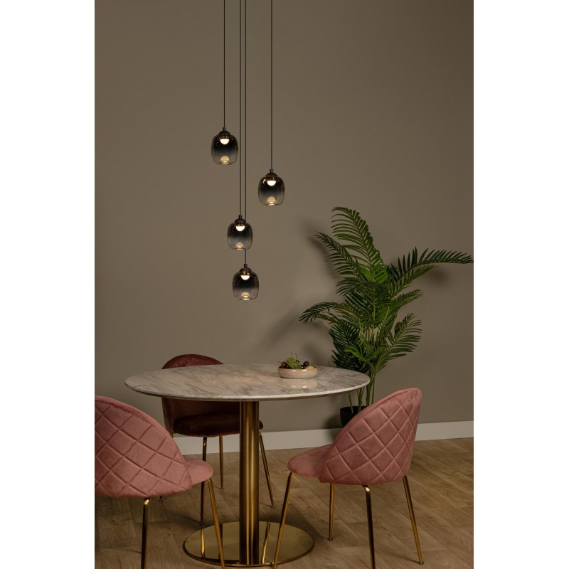 Lucide Lampa Wisząca Led Nowoczesna Tamino 74419/20/30 Czarny, Szary I Odcienie Szarości