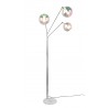 Trio Lampa Podłogowa Paxton 416900306 Srebrny I Odcienie Srebra