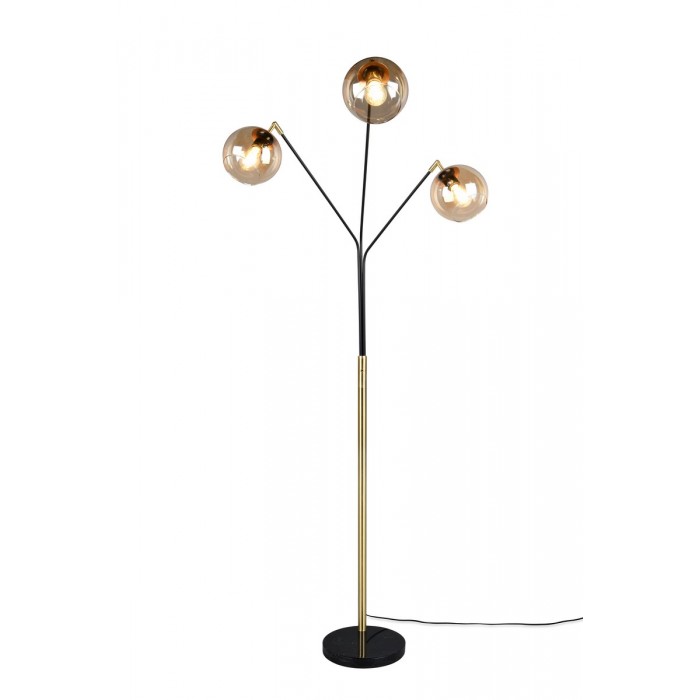 Trio Lampa Podłogowa Paxton 416900380 Złoty I...