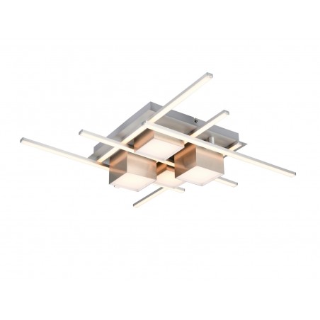 Trio Lampa Natynkowa Led Roger 647810407 Srebrny I Odcienie Srebra