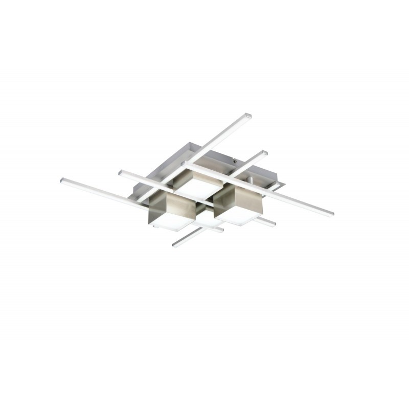 Trio Lampa Natynkowa Led Roger 647810407 Srebrny I Odcienie Srebra