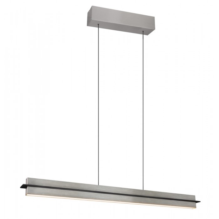 Trio Lampa Wisząca Led Nowoczesna Emerson 346710107 Srebrny I Odcienie Srebra