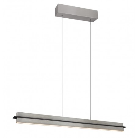 Trio Lampa Wisząca Led Nowoczesna Emerson 346710107 Srebrny I Odcienie Srebra