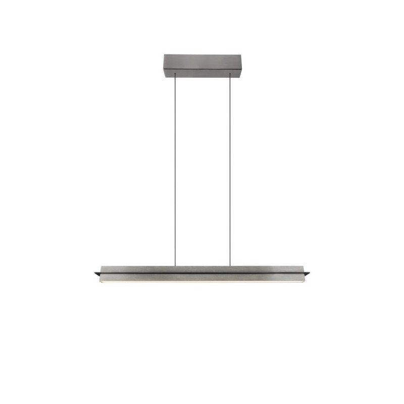 Trio Lampa Wisząca Led Nowoczesna Emerson 346710107 Srebrny I Odcienie Srebra