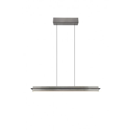 Trio Lampa Wisząca Led Nowoczesna Emerson 346710107 Srebrny I Odcienie Srebra