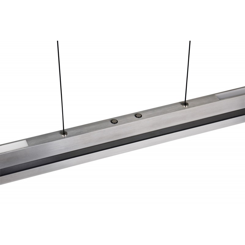 Trio Lampa Wisząca Led Nowoczesna Emerson 346710107 Srebrny I Odcienie Srebra