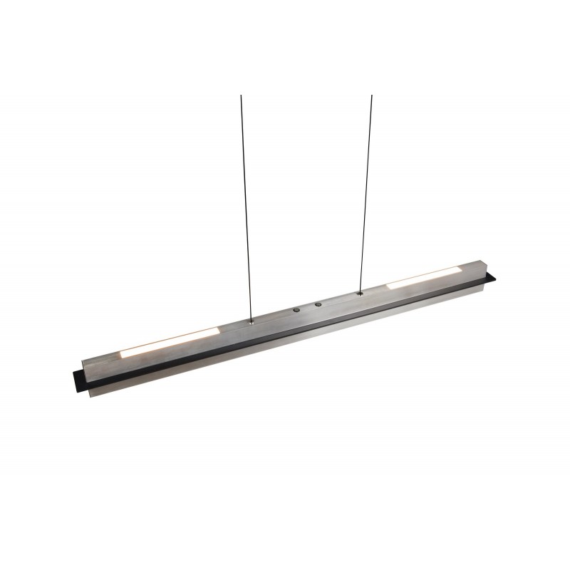 Trio Lampa Wisząca Led Nowoczesna Emerson 346710107 Srebrny I Odcienie Srebra