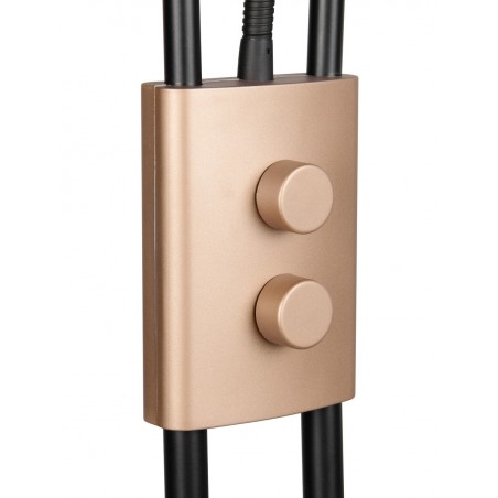 Trio Lampa Podłogowa Chris 478310265 Brązowy I Odcienie Brązu