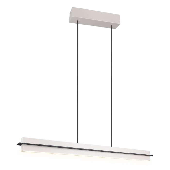 Trio Lampa Wisząca Led Nowoczesna Emerson 346710176 Szary I Odcienie Szarości