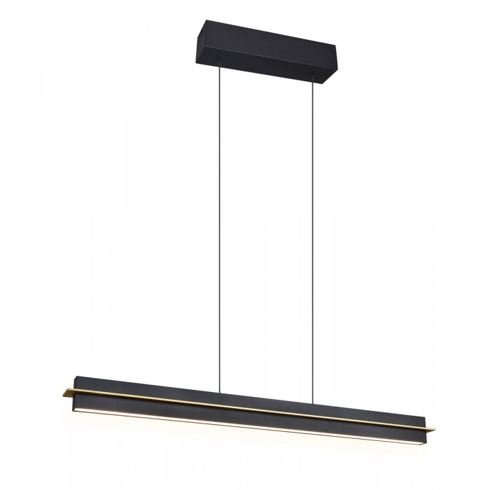 Trio Lampa Wisząca Led Nowoczesna Emerson 346710180 Czarny