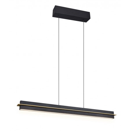 Trio Lampa Wisząca Led Nowoczesna Emerson 346710180 Czarny