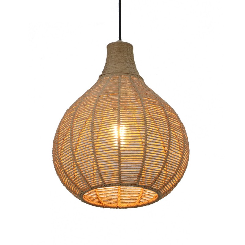 Trio Lampa Wisząca Nowoczesna Janne 366790136 Naturalny, Czarny