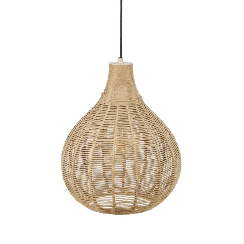 Trio Lampa Wisząca Nowoczesna Janne 366790136 Naturalny, Czarny