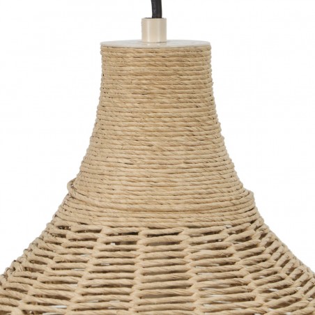 Trio Lampa Wisząca Nowoczesna Janne 366790136 Naturalny, Czarny