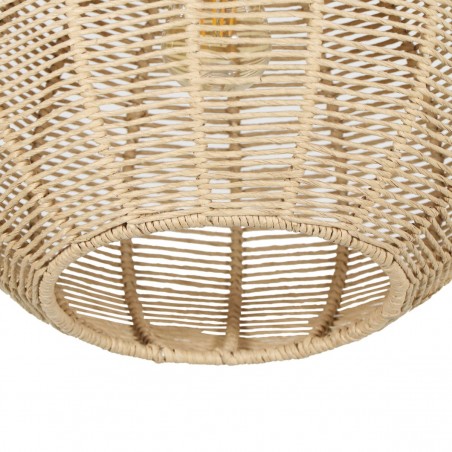 Trio Lampa Wisząca Nowoczesna Janne 366790136 Naturalny, Czarny