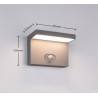 Trio Lampa Zewnętrzna Ścienna Blyde Hybrid 253569142 Antracyt