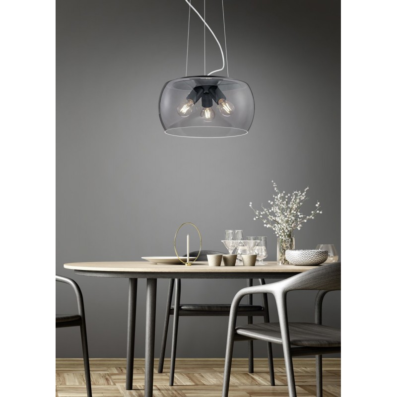 Trio Lampa Wisząca Nowoczesna Valente 300600342 Antracyt
