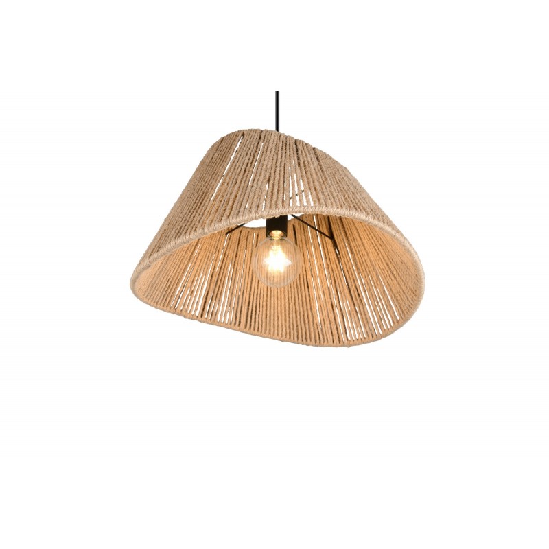 Rl Lampa Wisząca Nowoczesna Valerie R31881036 Czarny, Naturalny