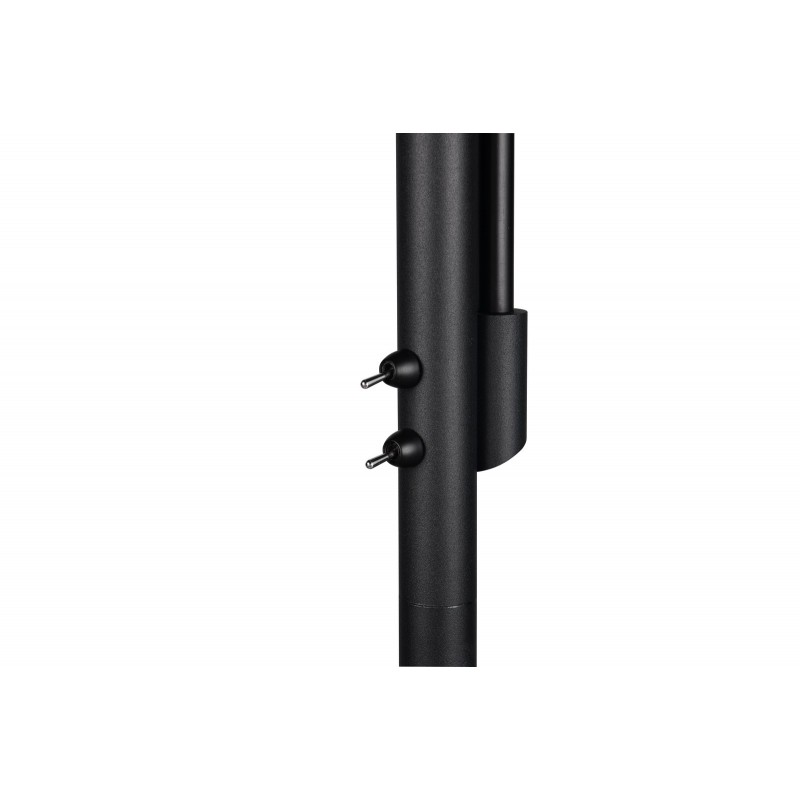 Rl Lampa Podłogowa Gerry R40063132 Czarny, Srebrny I Odcienie Srebra